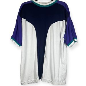 Lavon Sportswear Vintage 80’s 90’s Color Block Tee Size XL